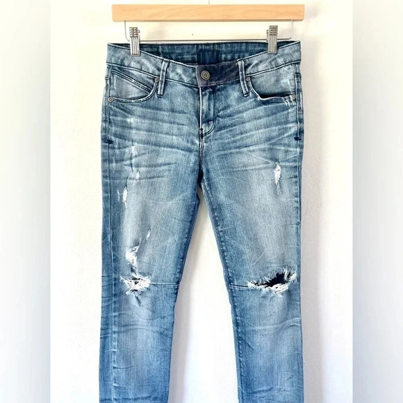 RtA Road to Awe Distressed Skinny Jeans Women's Size 26 - Picture 2 of 12